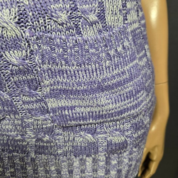 Y2K Purple Hooded Sweater Cap sleeves Size XS Pockets Grunge Fairy 2000s - Picture 6 of 9